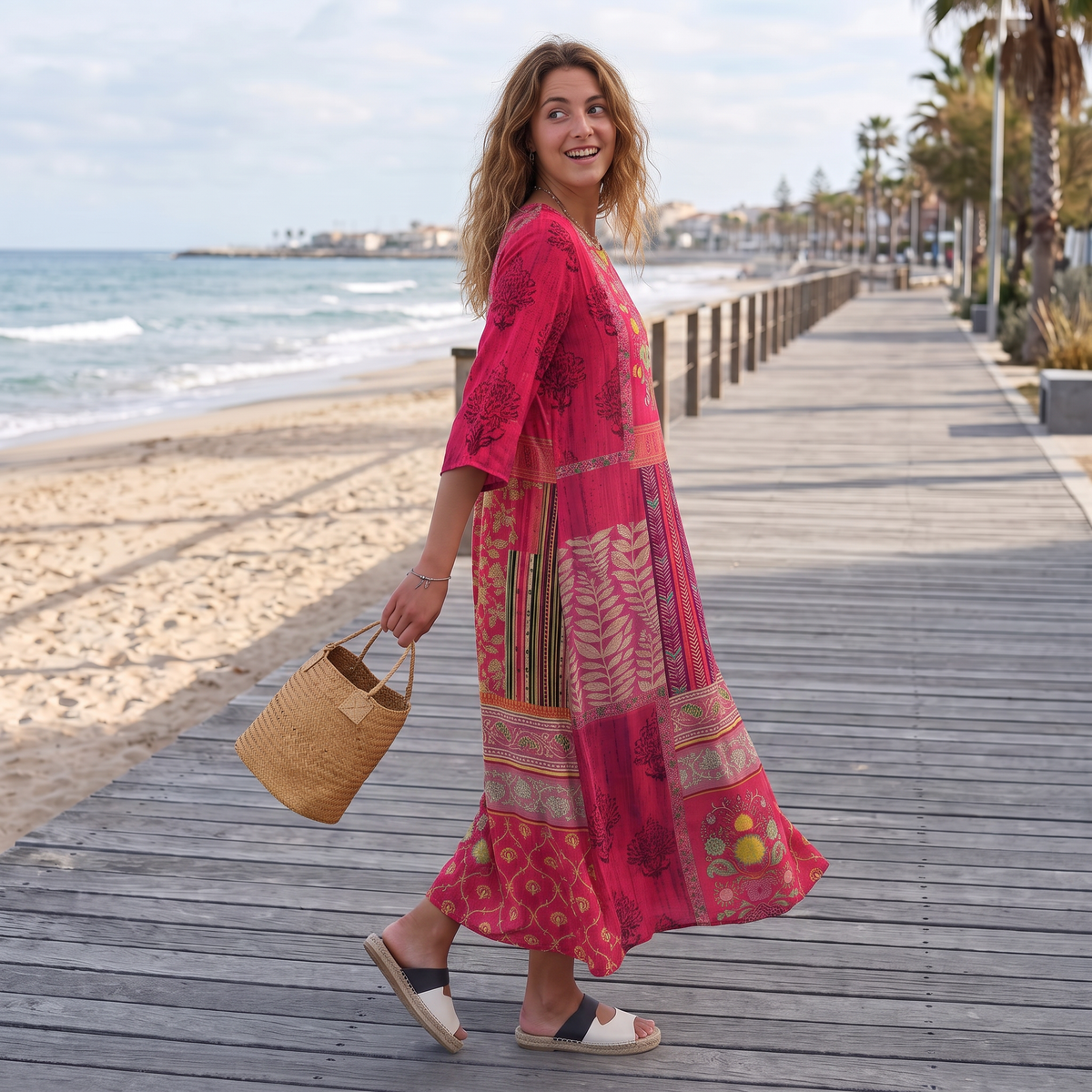 Josie - Schickes Boho-Maxikleid
