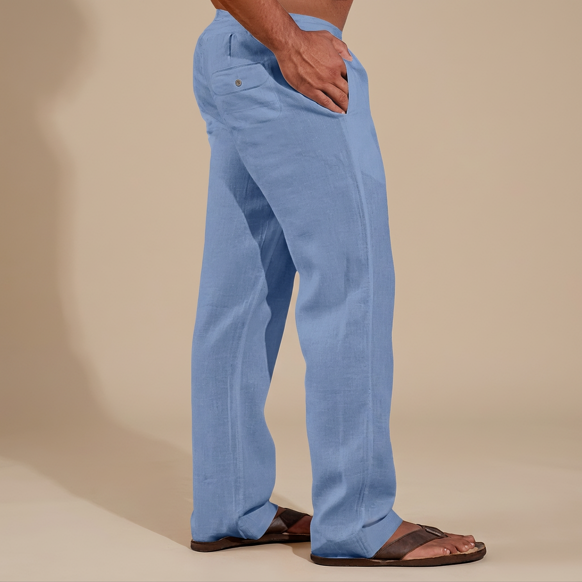 Elias - Weit geschnittene, gerade Hose