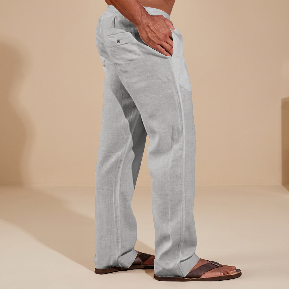 Elias - Weit geschnittene, gerade Hose