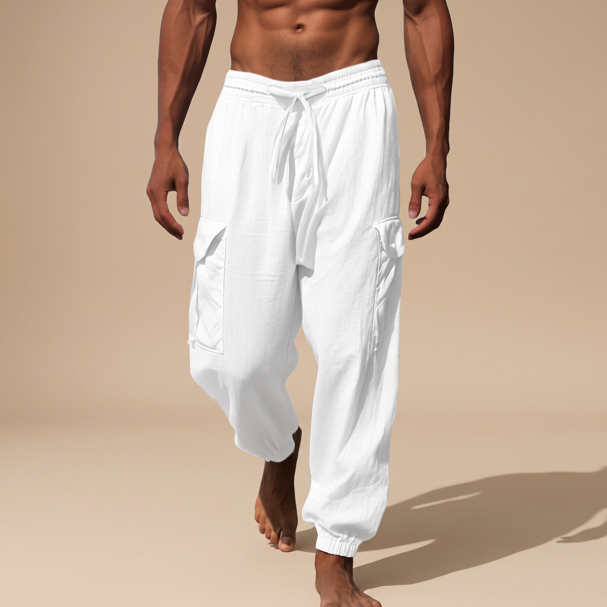 Rodgers - Locker geschnittene, bequeme Hose mit Taschen