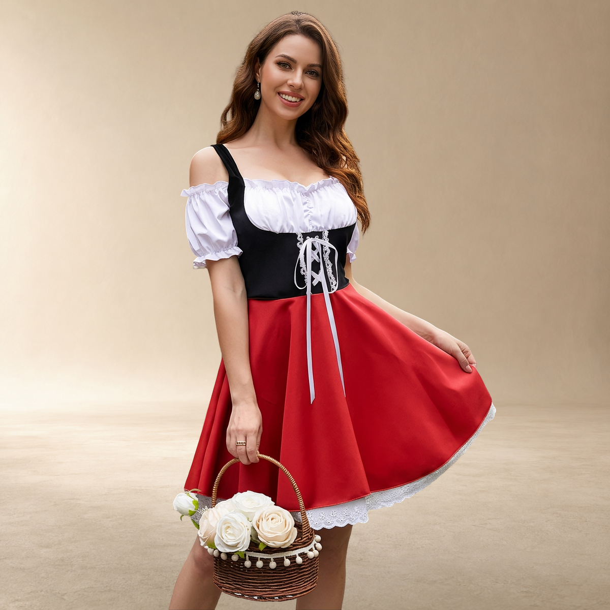 Miriam - Stilvolles traditionelles Oktoberfest-Kleid (Futter nicht enthalten)