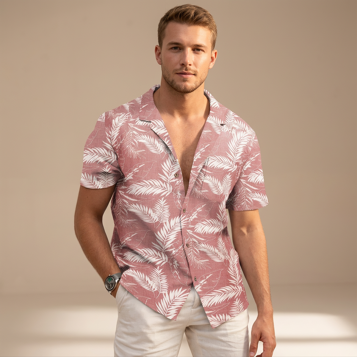 Tiago - Tropische Blumenhemden