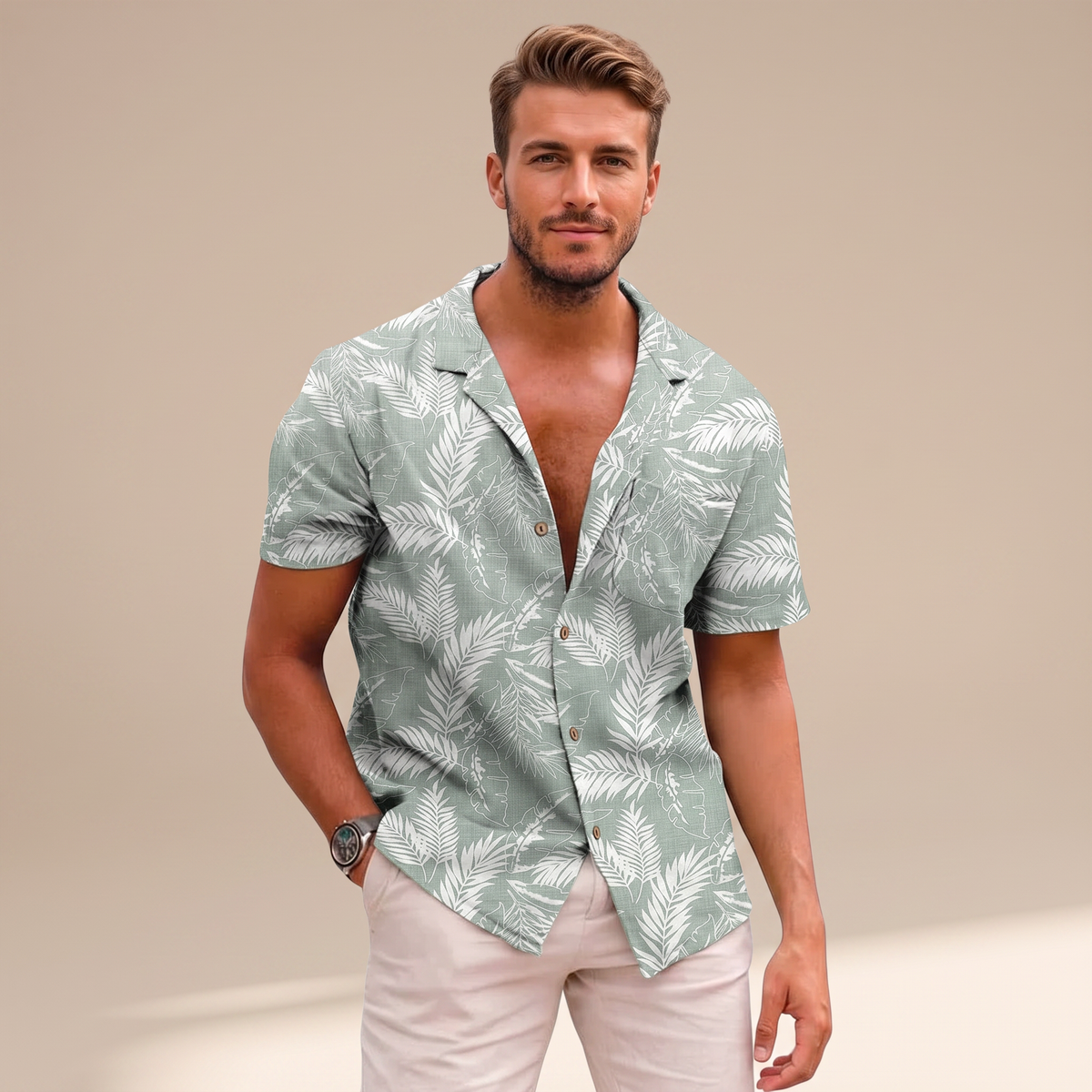 Tiago - Tropische Blumenhemden