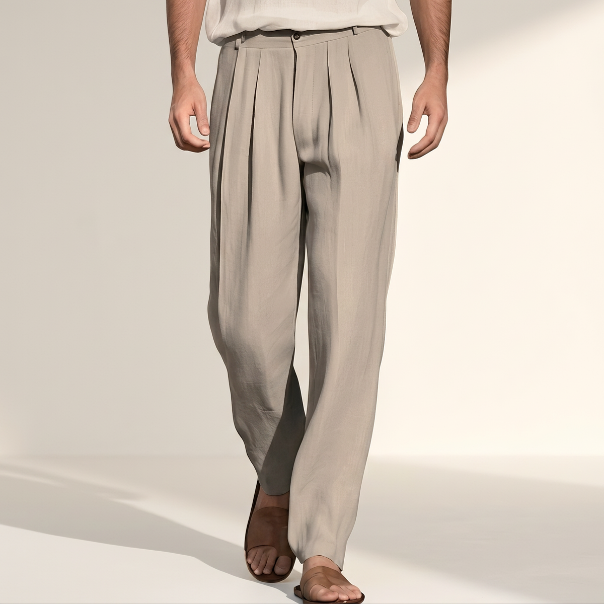 Randall - Weite und bequeme Faltenhose