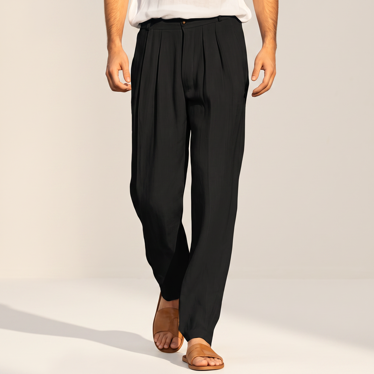 Randall - Weite und bequeme Faltenhose