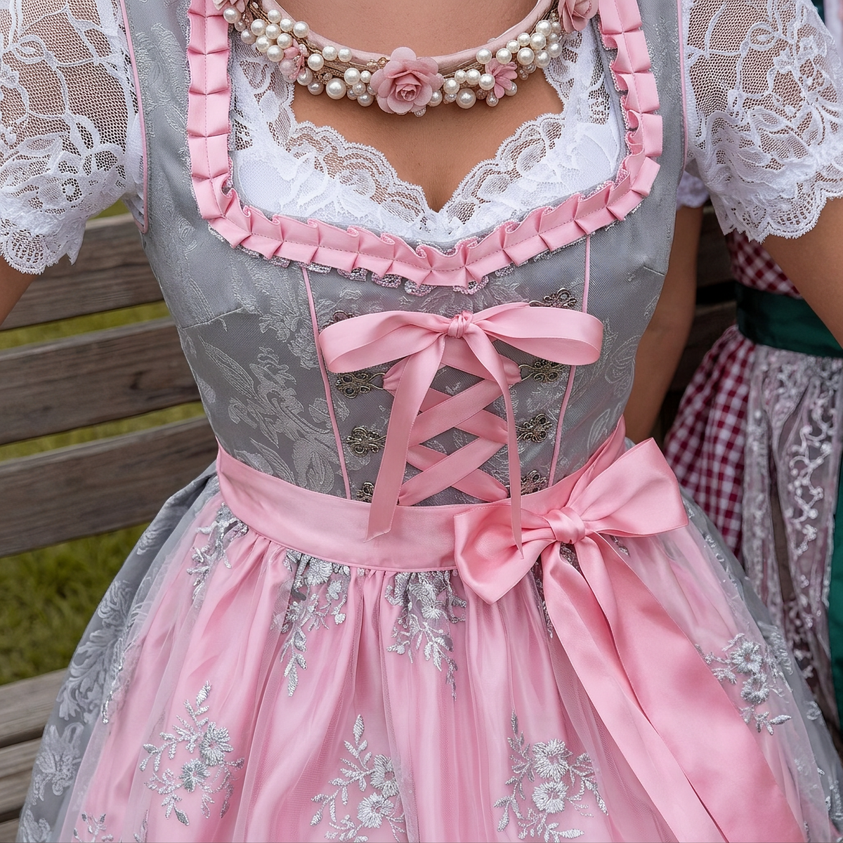 Kendra - Stilvolles Dirndl für das Oktoberfest (Futter nicht enthalten)