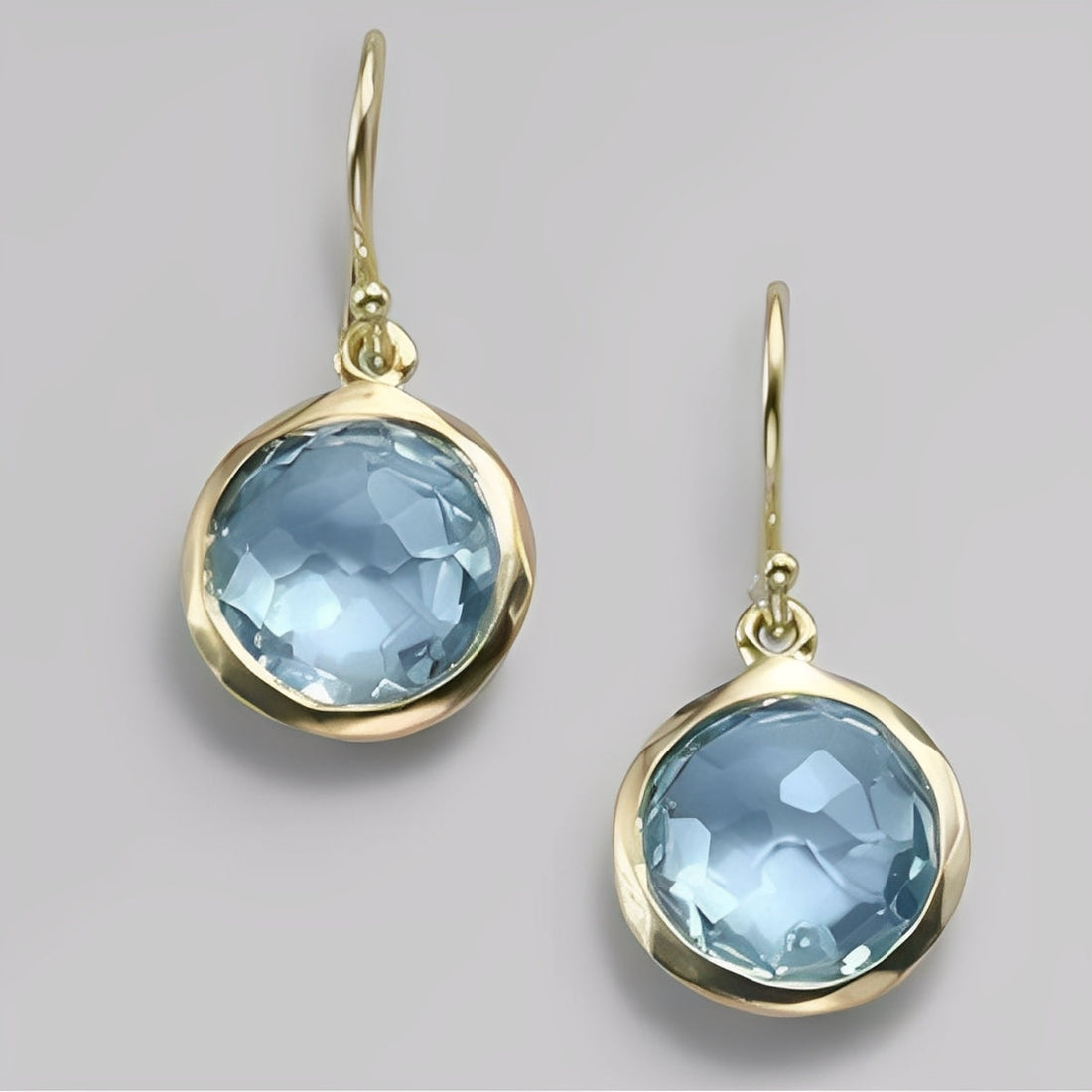 Azura – Vintage Ohrringe mit blauen Kristallen
