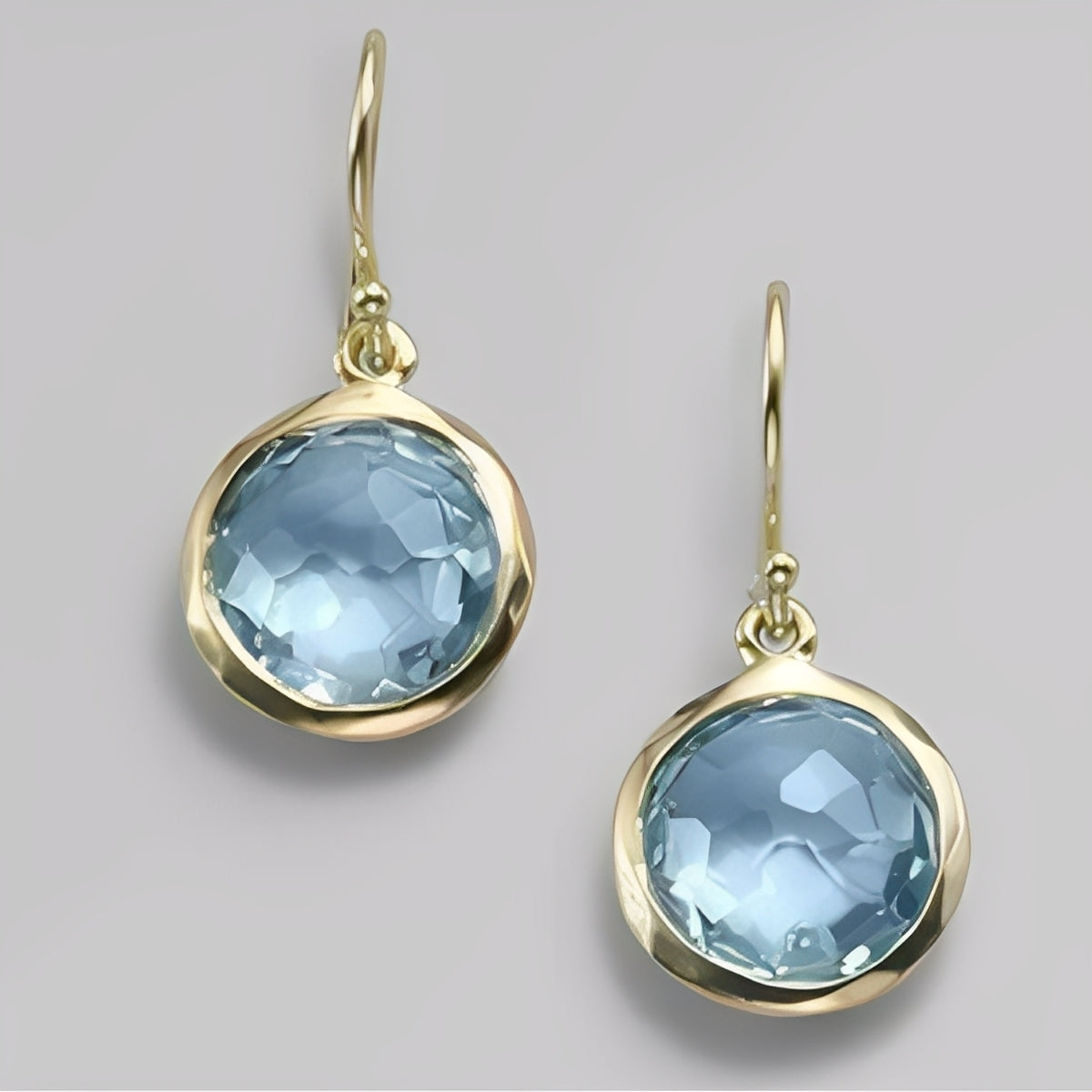Azura – Vintage Ohrringe mit blauen Kristallen