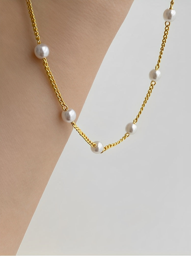 Noelia – Elegante Halskette mit kleiner Perle