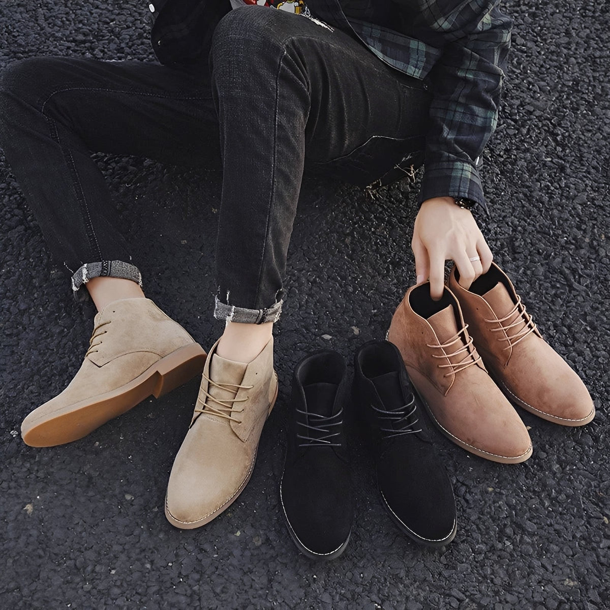 Alvin - Stilvolle spitze Stiefeletten