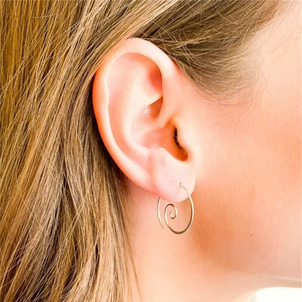 Yara – Boho-spiralohrringe aus Silber