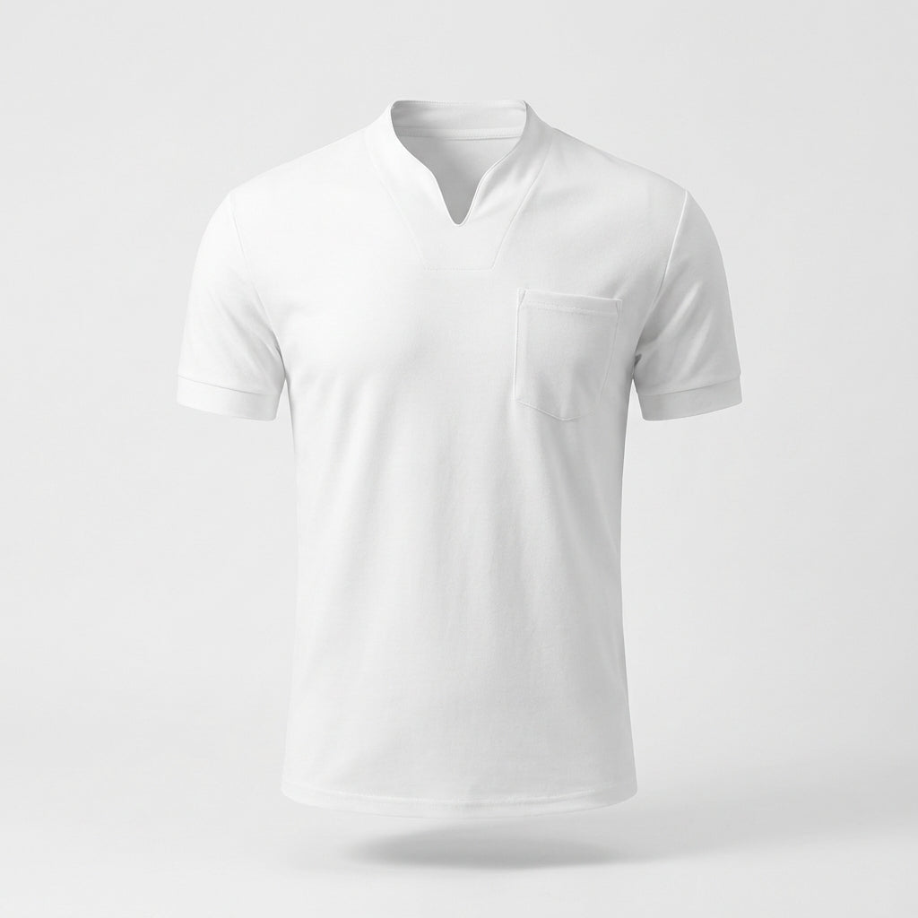 Jason - Poloshirt mit Stehkragen