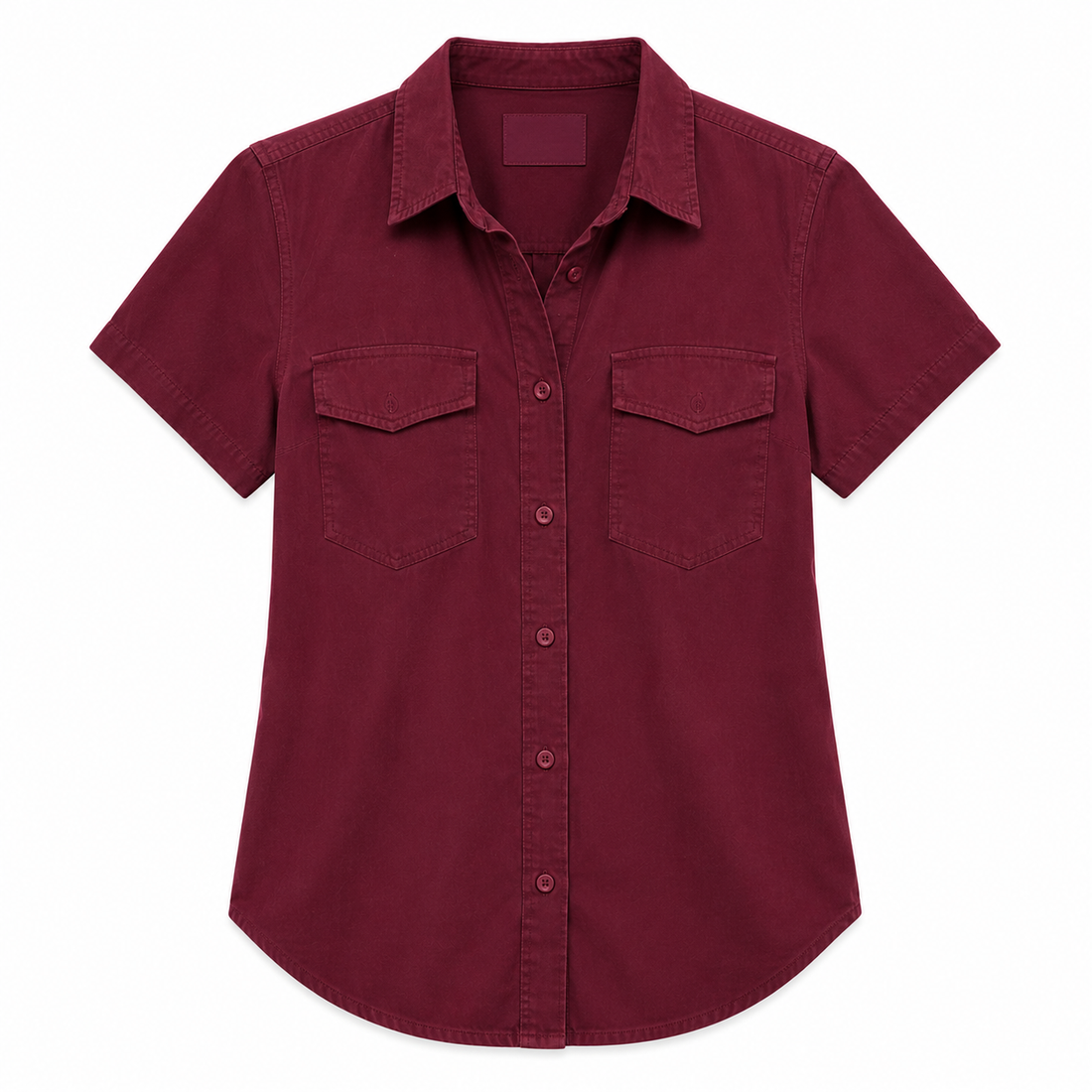 Damen Kurzarm-Bluse – Lässige lockere Bluse für Büro, Freizeit & Alltag