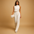 Almerra - Damen-Jumpsuit ohne Ärmel im lockeren Design