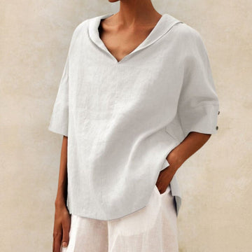 Lenna - Elegante Bluse mit V-Ausschnitt für Damen