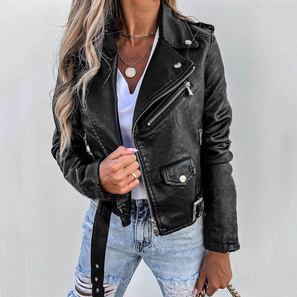 Rubie - Lederjacke mit Reißverschluss