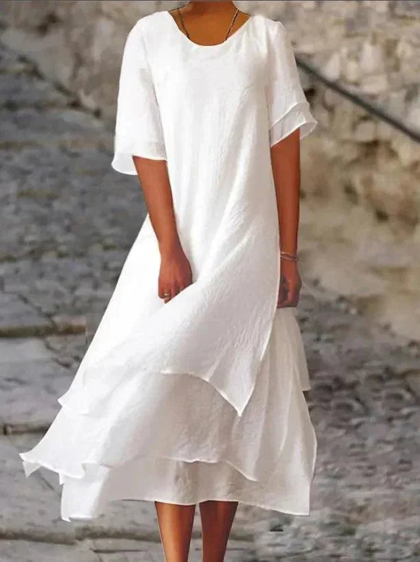 Maya - Maxikleid mit Volants