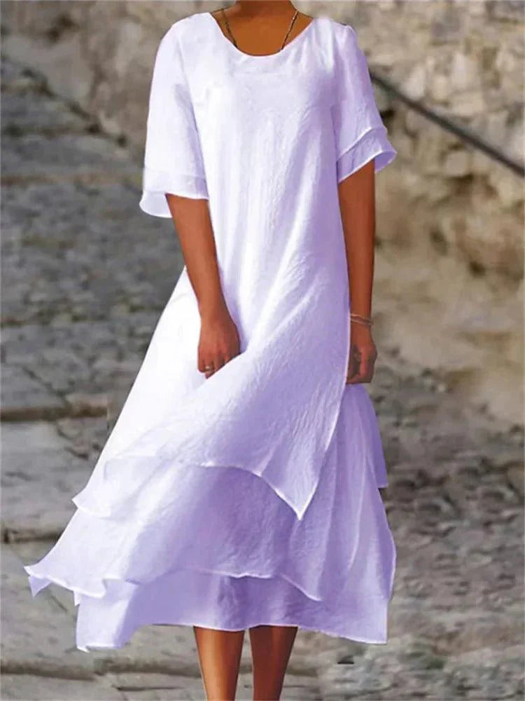 Maya - Maxikleid mit Volants