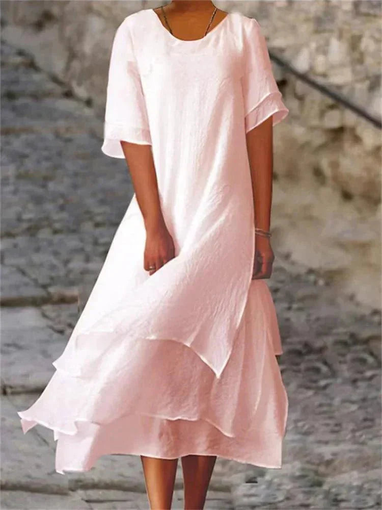 Maya - Maxikleid mit Volants