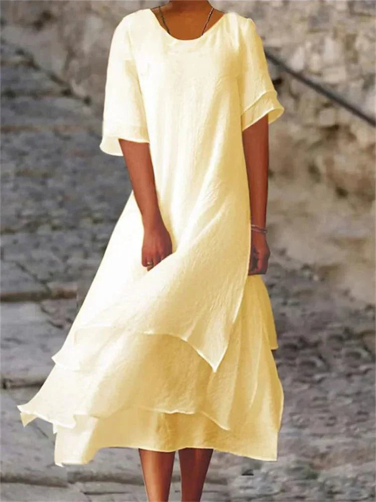 Maya - Maxikleid mit Volants