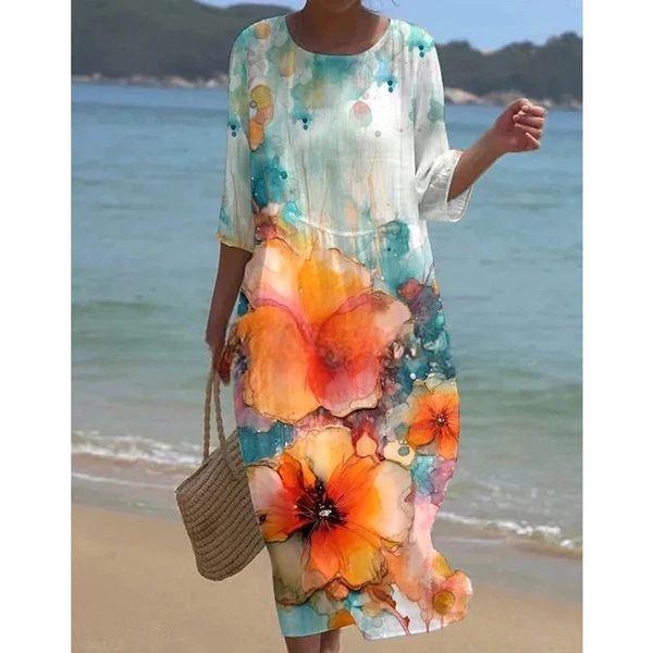 Mirandah - Elegantes, fließendes Kleid