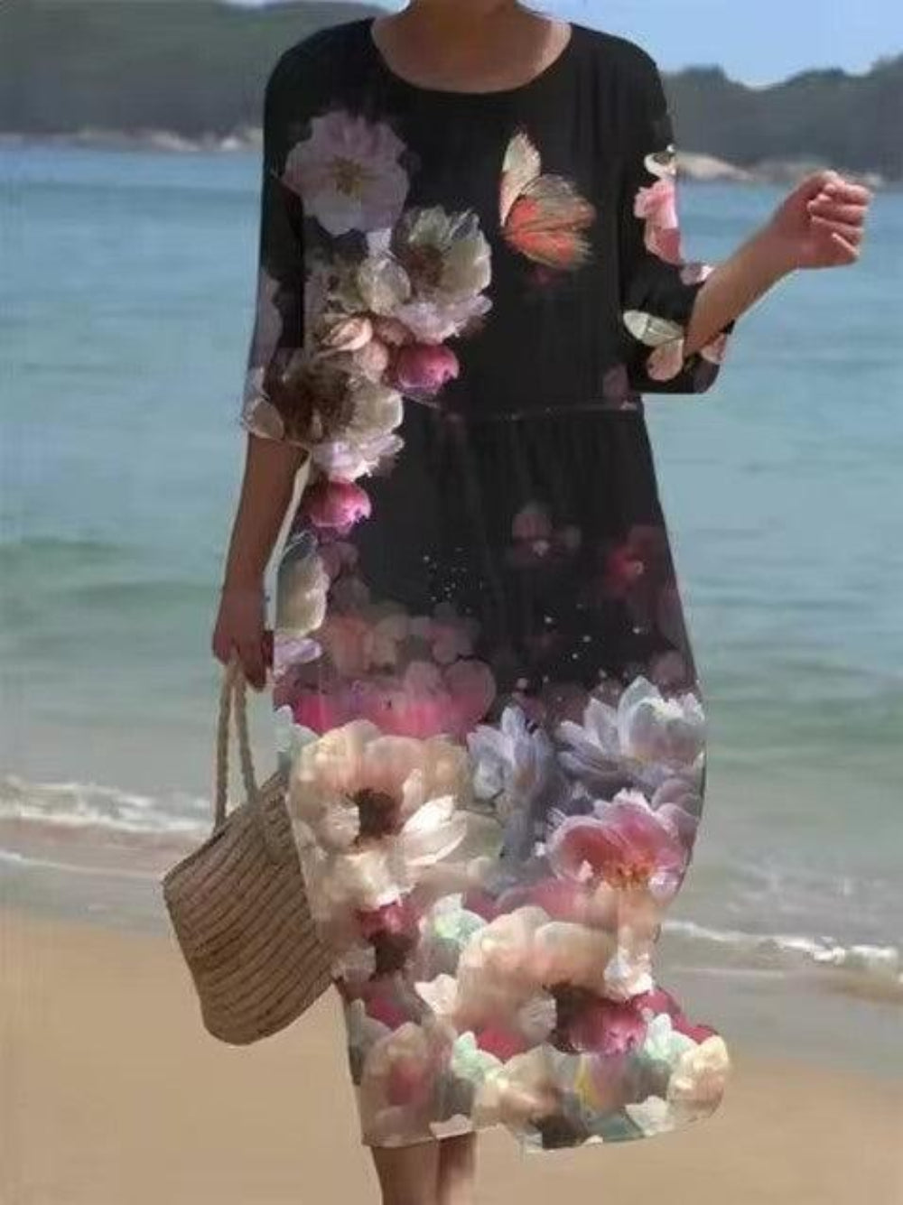 Mirandah - Elegantes, fließendes Kleid