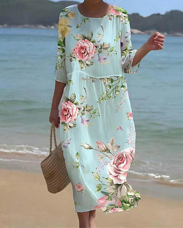 Mirandah - Elegantes, fließendes Kleid