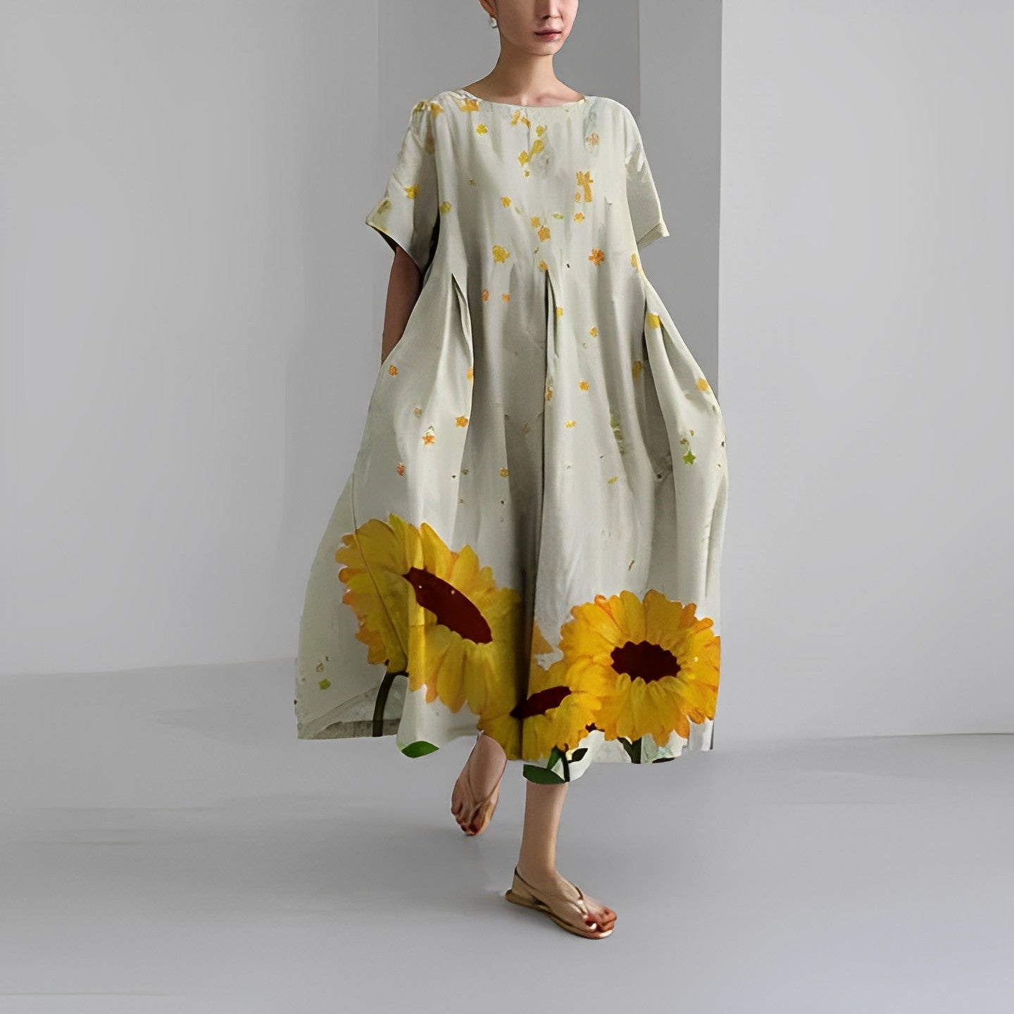 Naomi - Maxikleid mit Blumenmuster