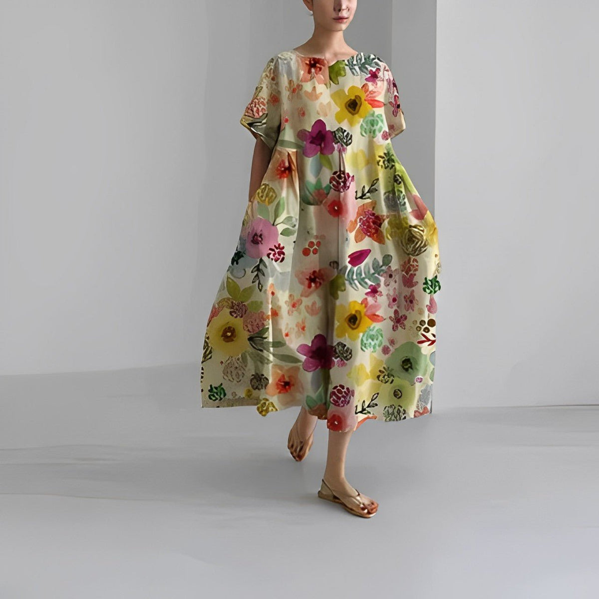 Naomi - Maxikleid mit Blumenmuster