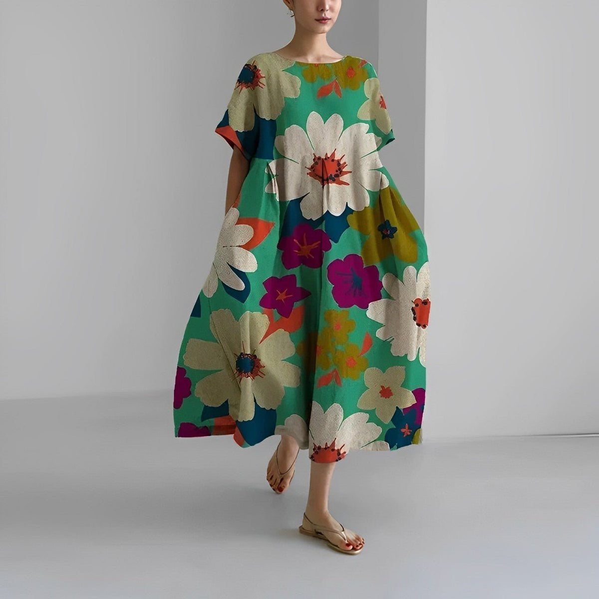 Naomi - Maxikleid mit Blumenmuster