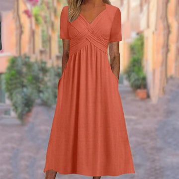 Norah - Maxikleid mit V-Ausschnitt