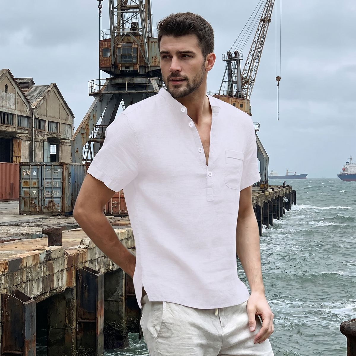 Zack - Bequemes Kurzarmhemd