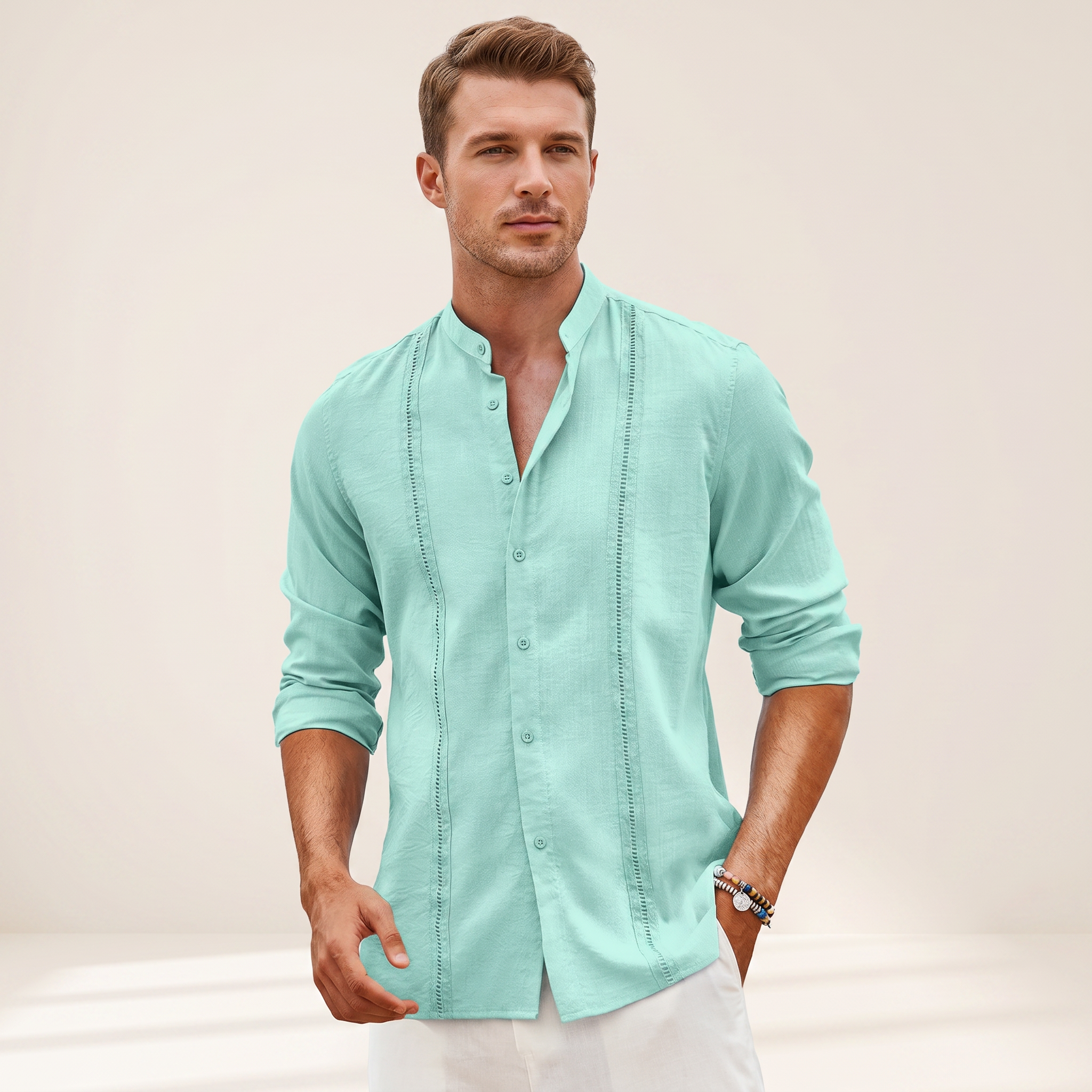 Olivier - Elegantes Besticktes Hemd