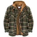 Ormond - Flauschige Jacke mit Karomuster
