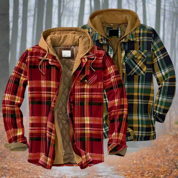 Ormond - Kapuzenjacke im Karodesign