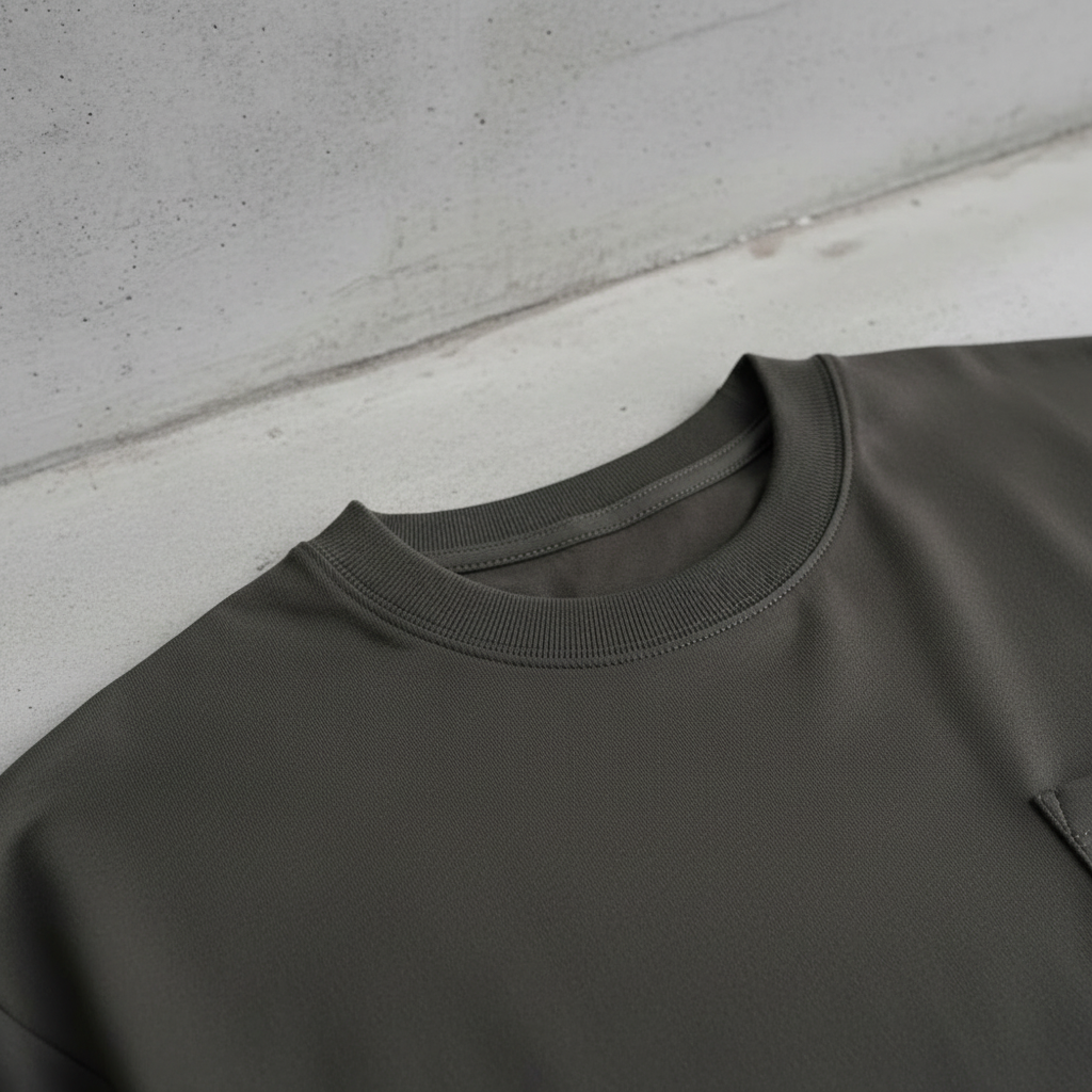 Oversized T-Shirt mit Brusttasche